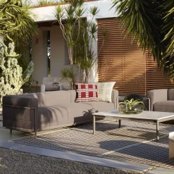 10 Table en tube basse, Grand Modèle, Outdoor