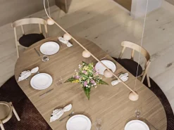 Blush Rail Pendelleuchte