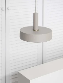 Collect Lighting, Niedrig, Light grey, Disc, Light grey