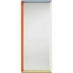 Colour Frame Mirror, Groß (58cm x 140 cm), Blau / Orange
