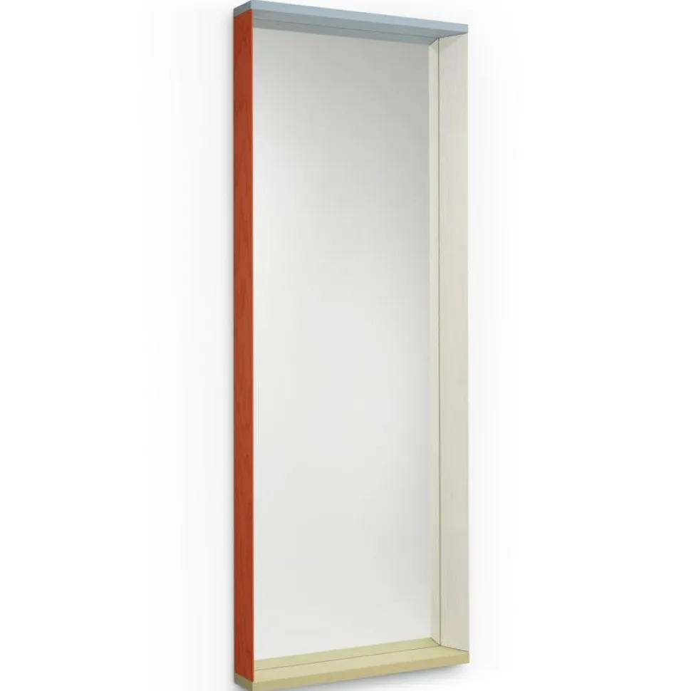 Colour Frame Mirror, Groß (58cm x 140 cm), Blau / Orange