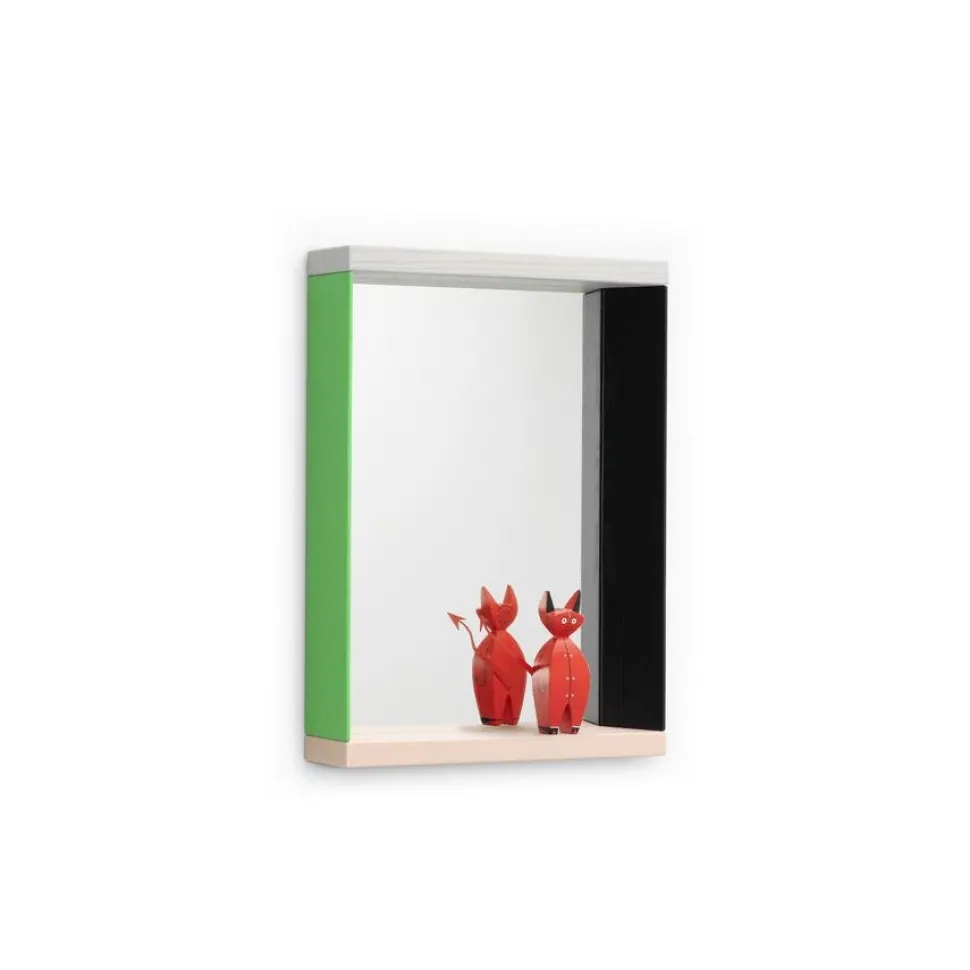 Colour Frame Mirror, Groß (58cm x 140 cm), Blau / Orange