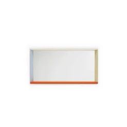 Colour Frame Mirror, Mittel (48 cm x 91 cm), Blau / Orange