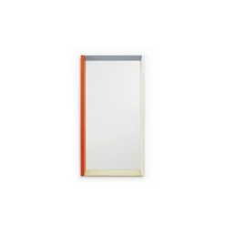 Colour Frame Mirror, Mittel (48 cm x 91 cm), Blau / Orange