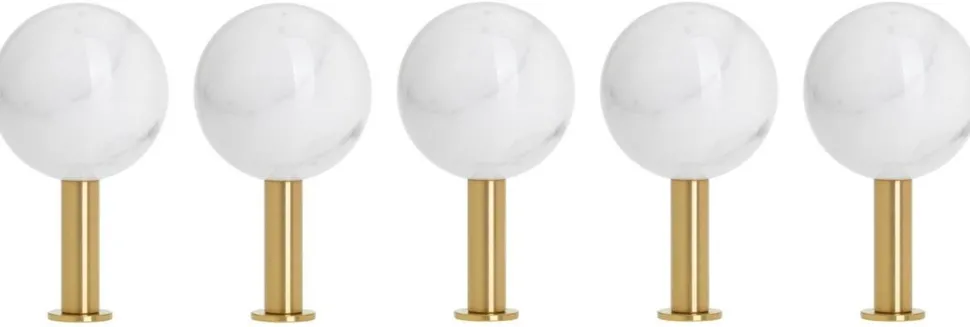 Dots Stone Wandhaken 5er Set