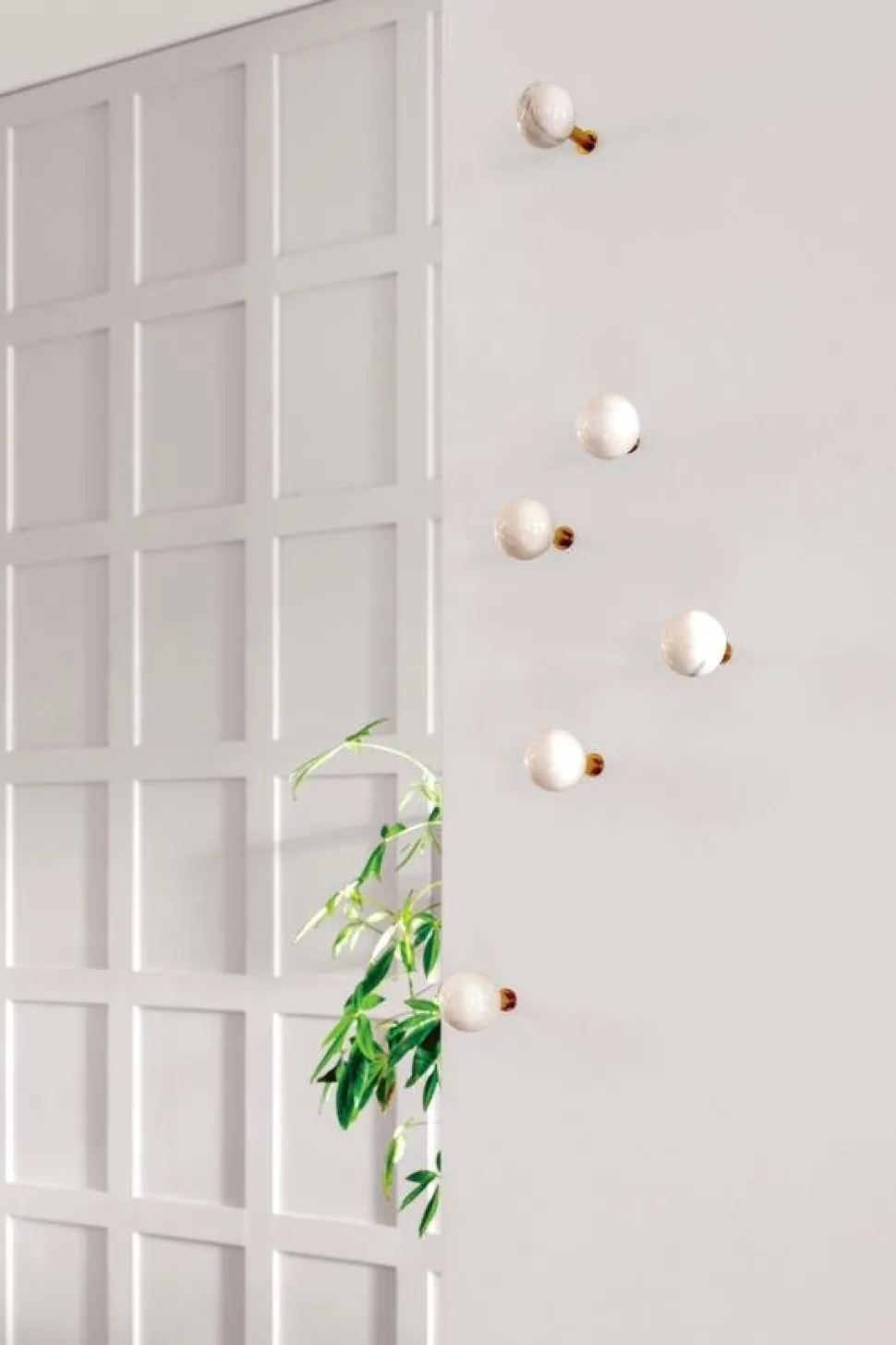 Dots Stone Wandhaken 5er Set