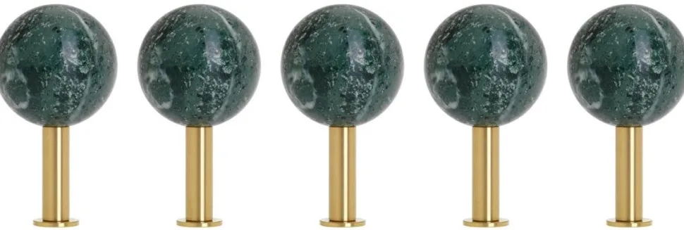 Dots Stone Wandhaken 5er Set