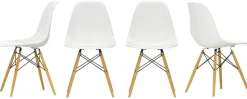 Eames Plastic Sidechair RE DSW 4er Aktionsset