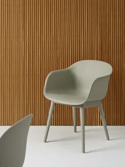 Fiber Armchair Wood