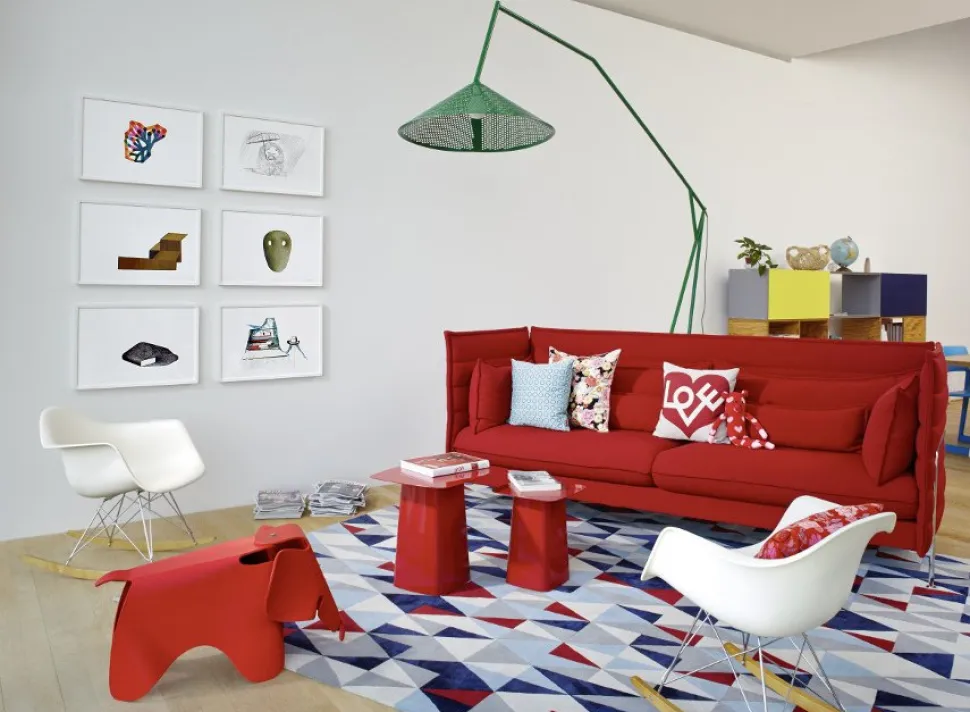 Graphic Print Pillows, Snake, ultramarin