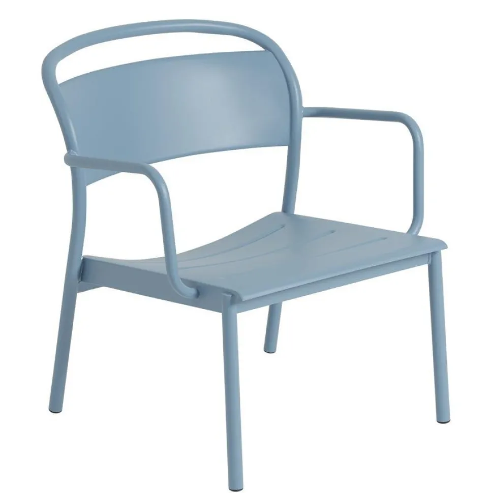 Linear Steel Lounge Armchair