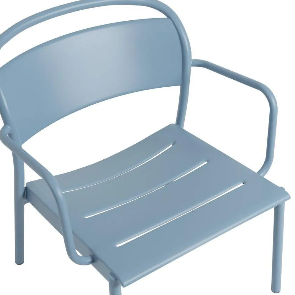 Linear Steel Lounge Armchair