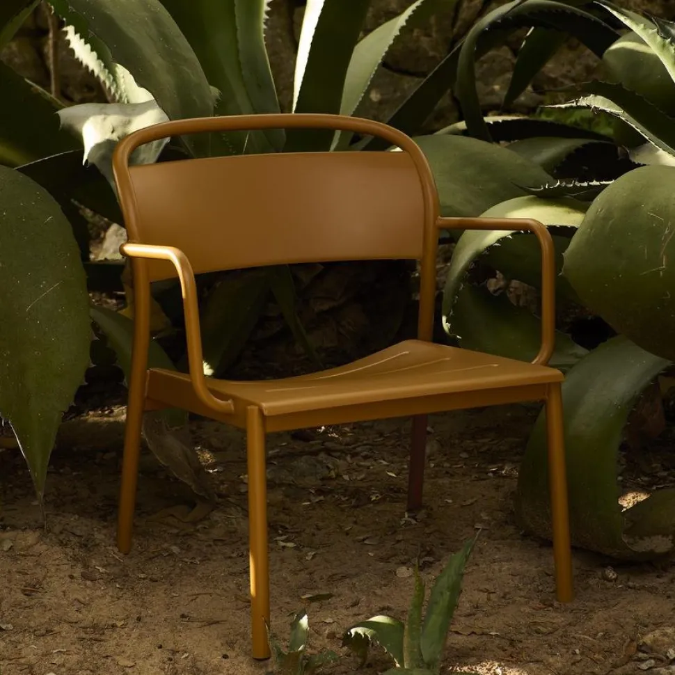 Linear Steel Lounge Armchair