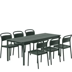 Linear Steel Sidechair