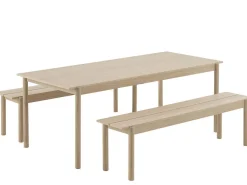 Linear Wood Bench