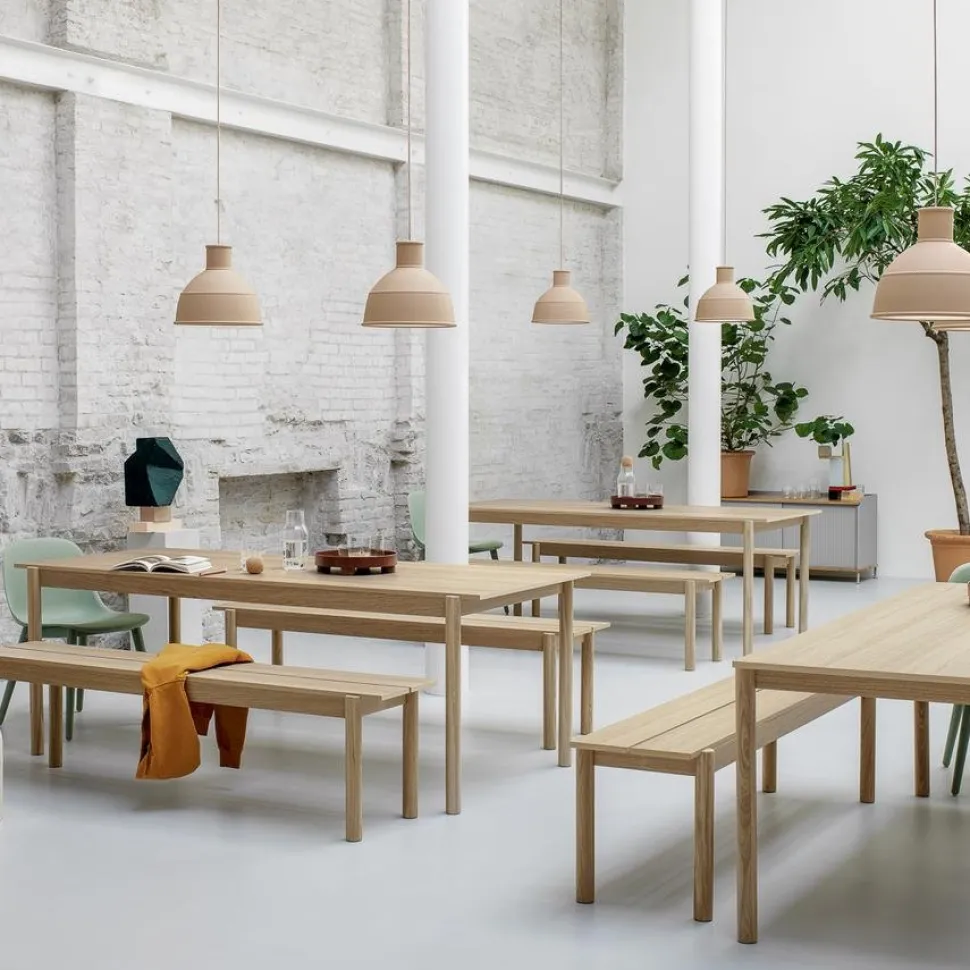 Linear Wood Bench