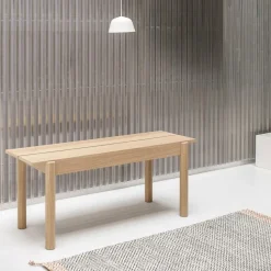 Linear Wood Bench