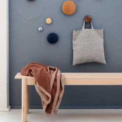 Linear Wood Bench