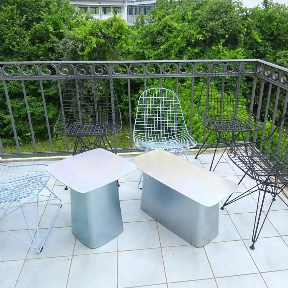 Metal Side Table Outdoor