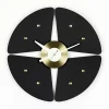 Petal Clock Black