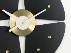 Petal Clock Black