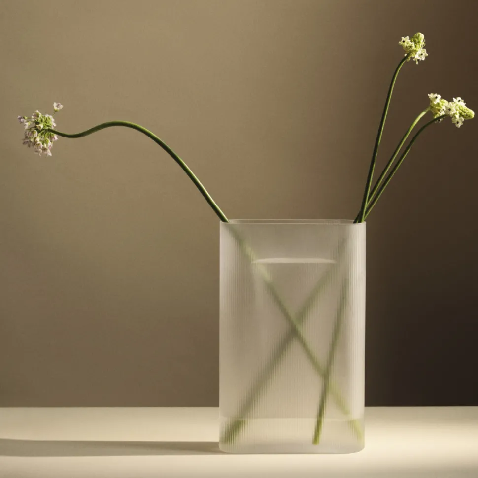 Ridge Glass Vase