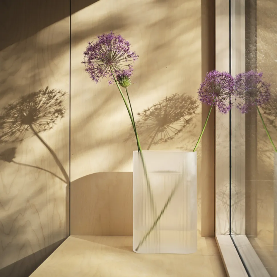Ridge Glass Vase