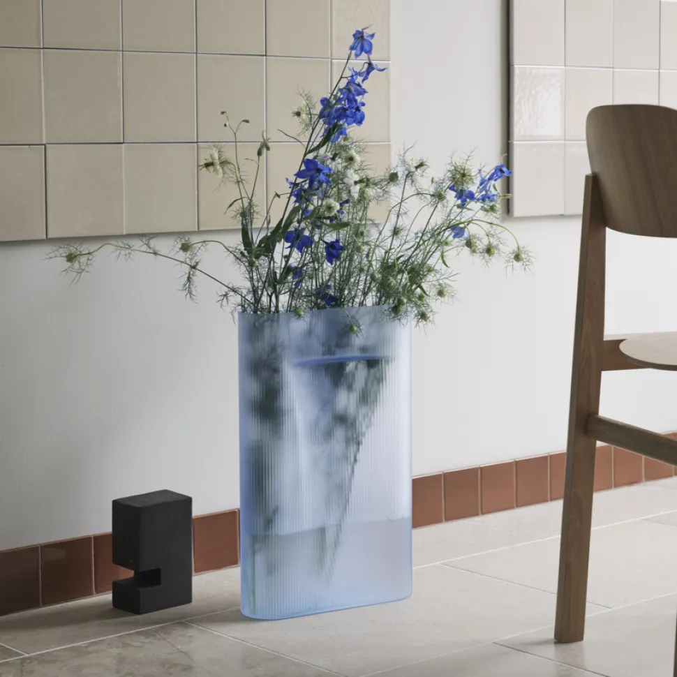Ridge Glass Vase