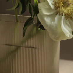 Ridge Glass Vase