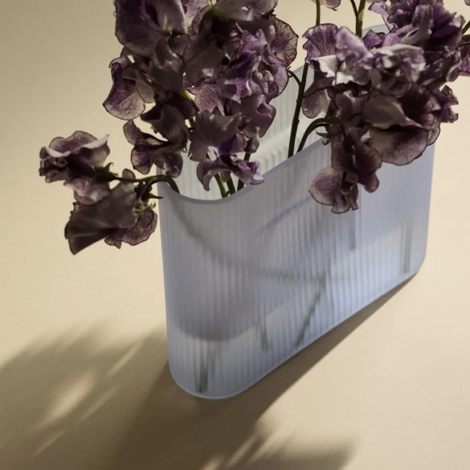 Ridge Glass Vase