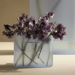 Ridge Glass Vase