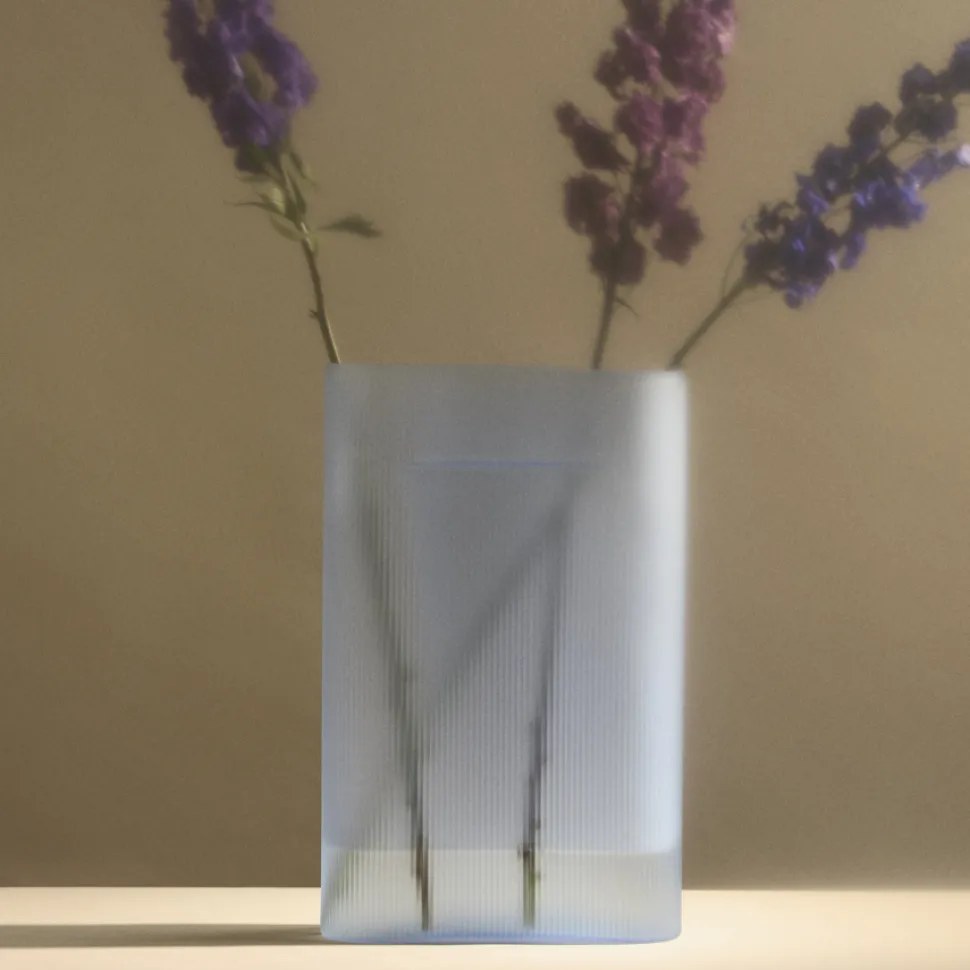 Ridge Glass Vase