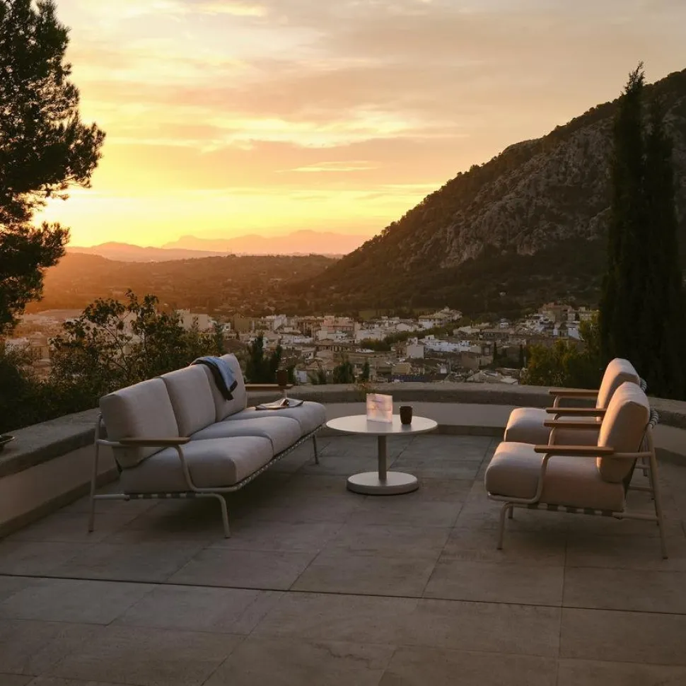 Settle Outdoor 3-Sitzer-Sofa