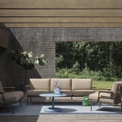 Settle Outdoor 3-Sitzer-Sofa