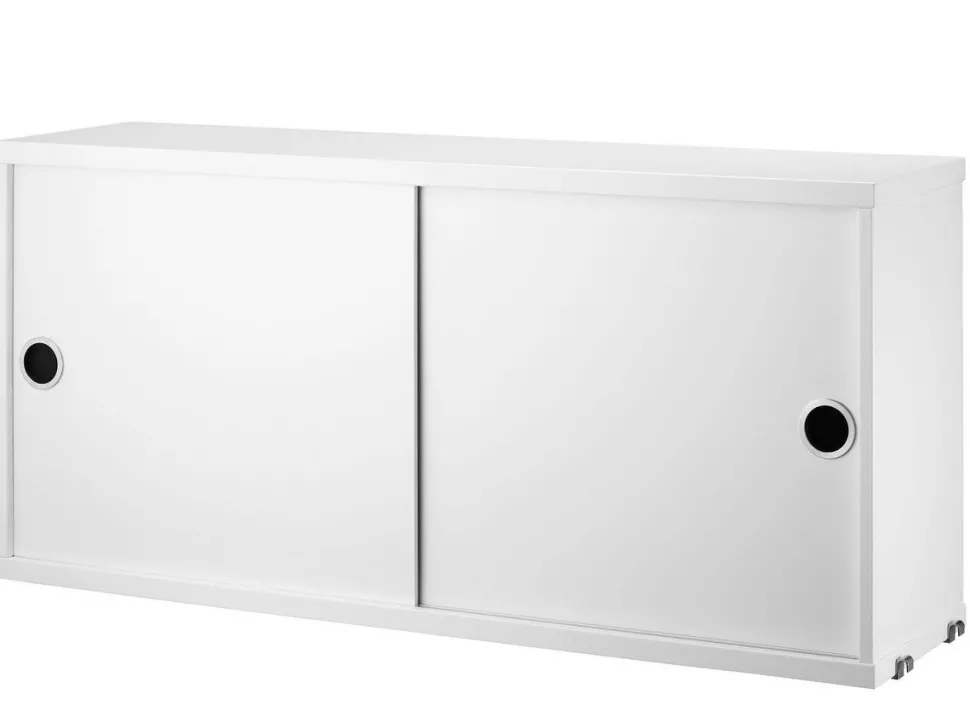 String System Hängeschrank mit Schiebetüren
