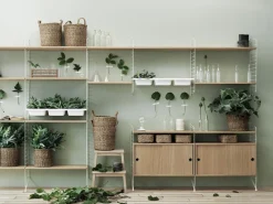 String System Hängeschrank mit Schiebetüren