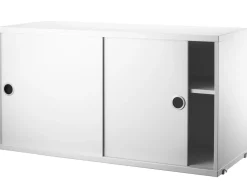 String System Hängeschrank mit Schiebetüren