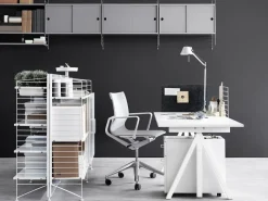 String System Hängeschrank mit Schiebetüren