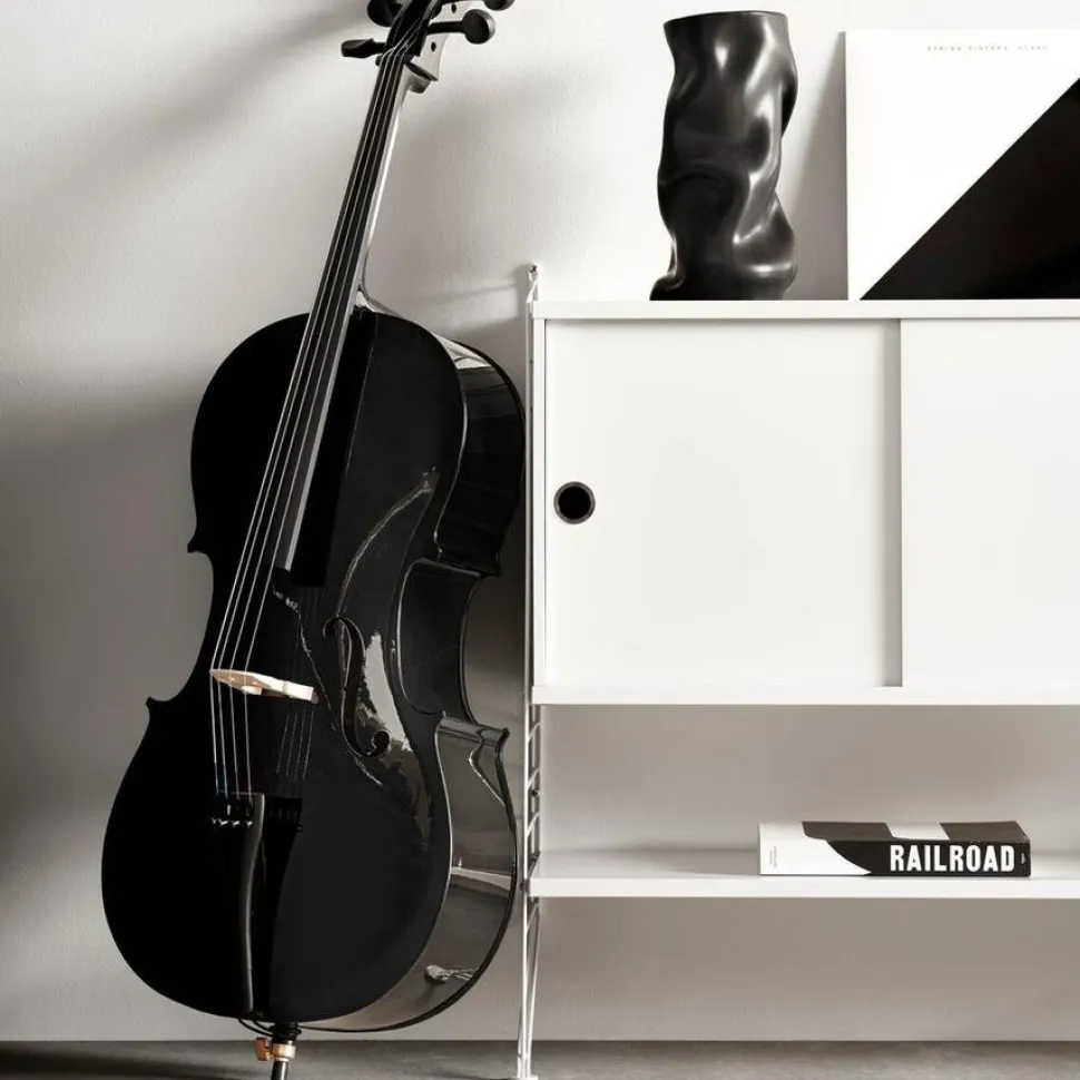 String System Hängeschrank mit Schiebetüren