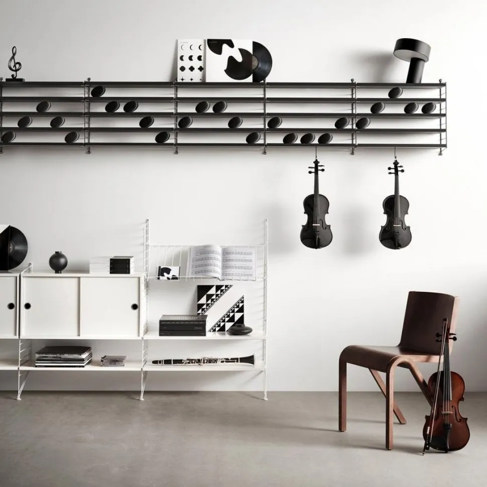 String System Hängeschrank mit Schiebetüren
