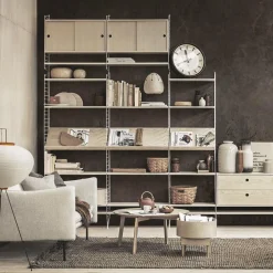 String System Zeitschriftenablage Holz