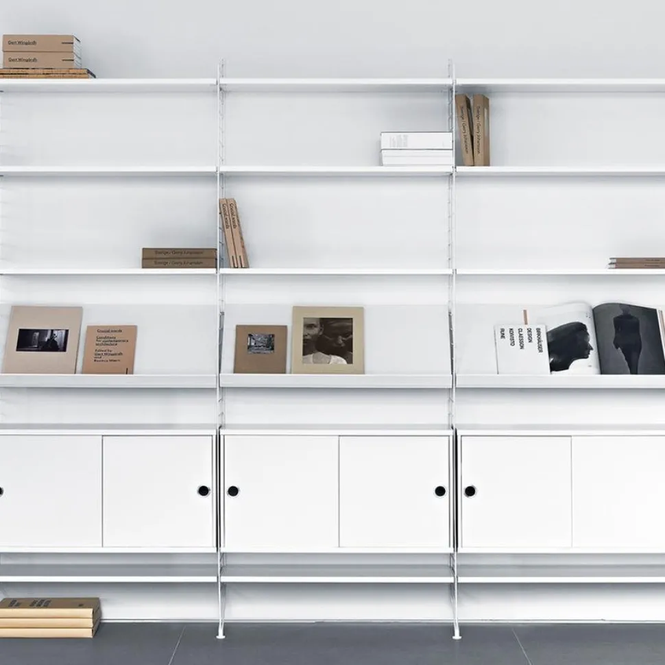 String System Zeitschriftenablage Holz