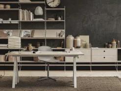 String System Zeitschriftenablage Holz