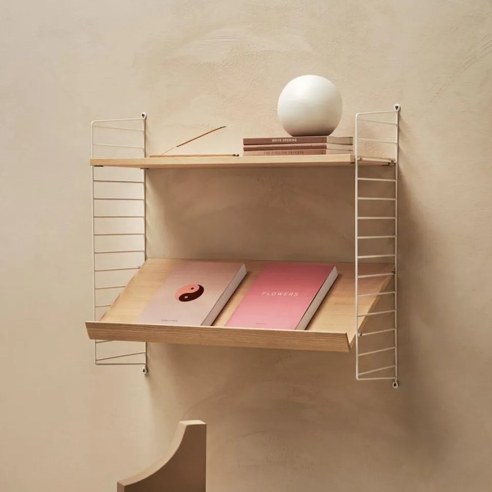 String System Zeitschriftenablage Holz