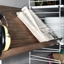 String System Zeitschriftenablage Holz