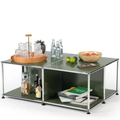 USM Haller Couchtisch mit Ablagefächern