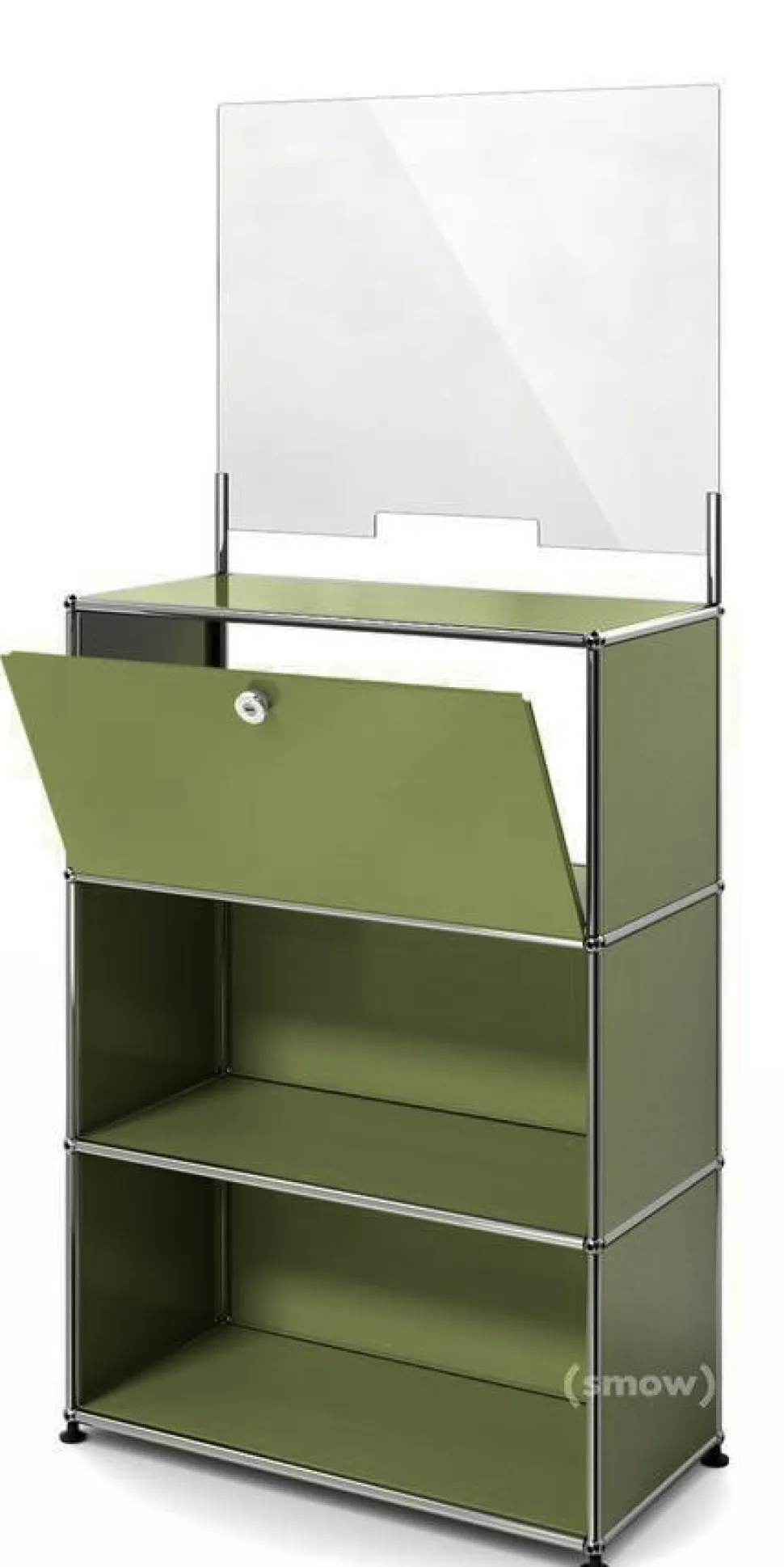 USM Haller Counter M mit Security Screen und Übergabefach