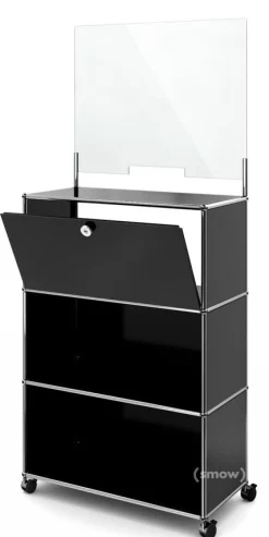 USM Haller Counter M mit Security Screen und Übergabefach