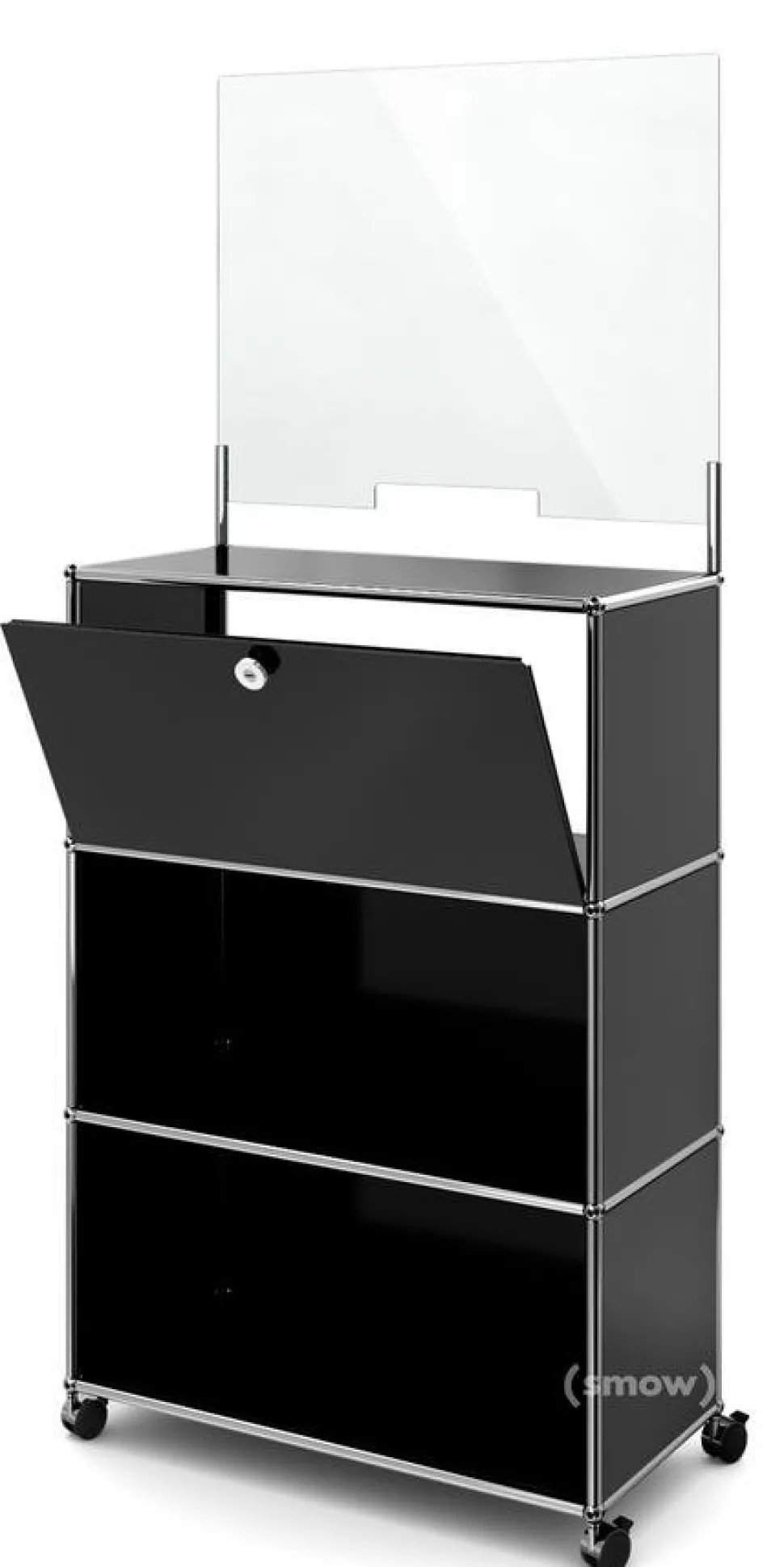 USM Haller Counter M mit Security Screen und Übergabefach