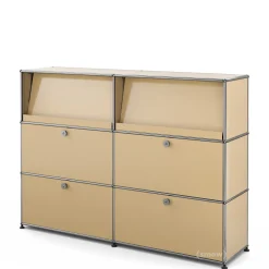 USM Haller Highboard L mit Schrägtablaren